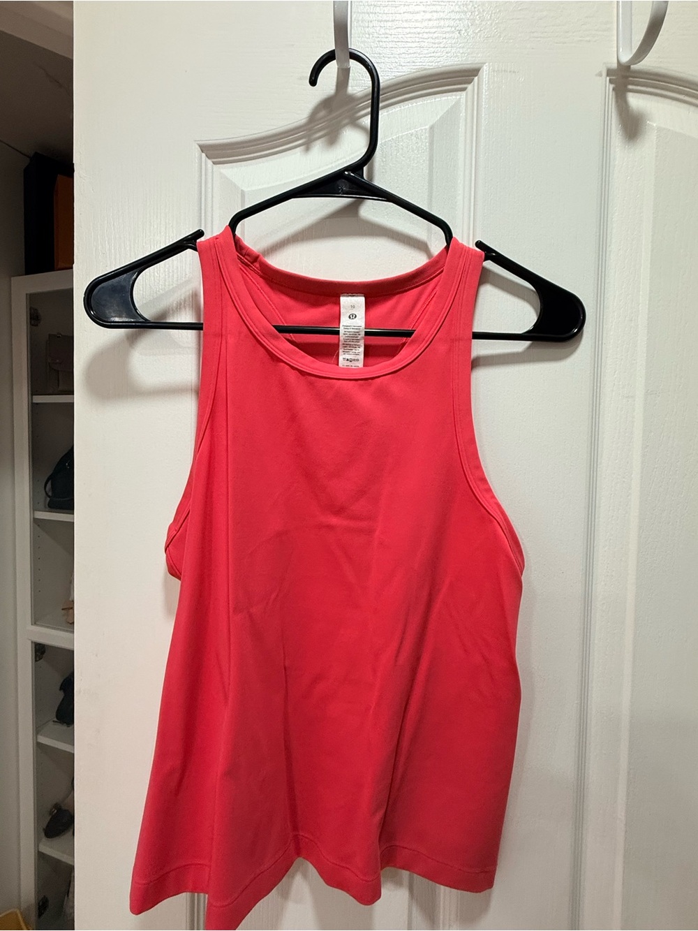 lululemon athletica Coral-Red Tank Top